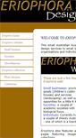 Mobile Screenshot of eriophora.com.au